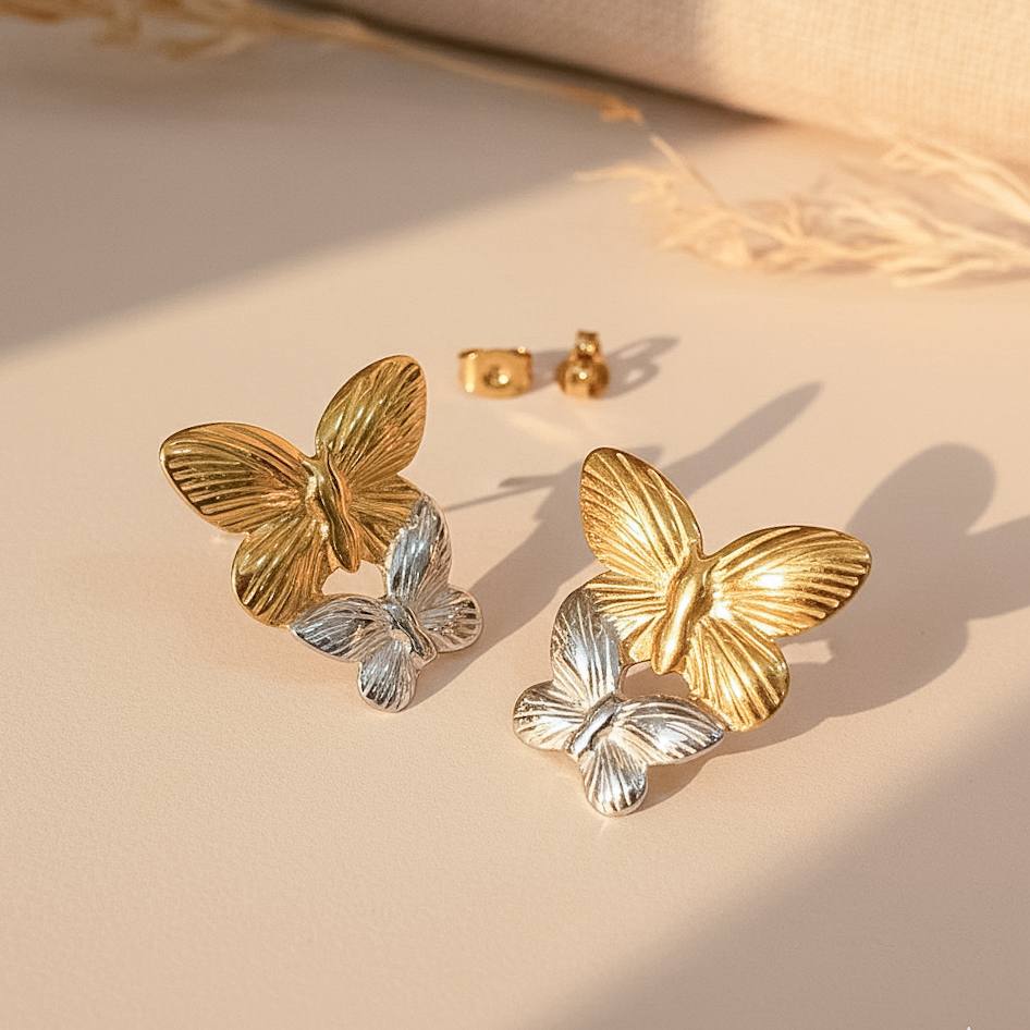 Mix color earing