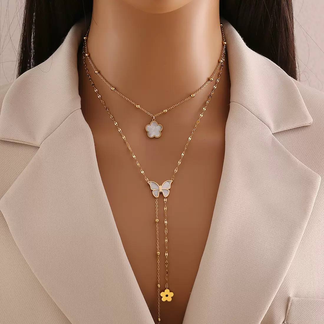 Necklace i two drop