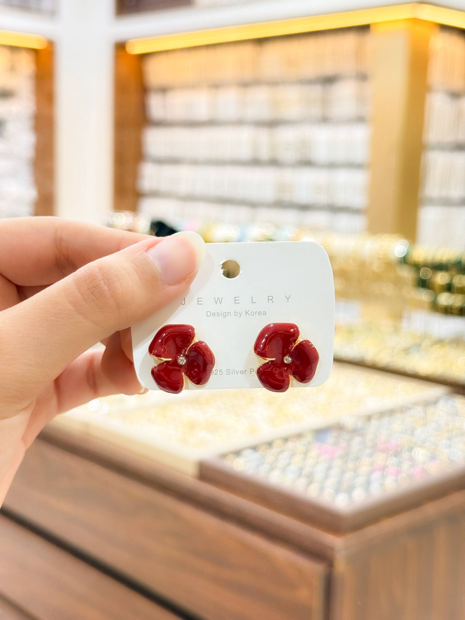 Flower earing