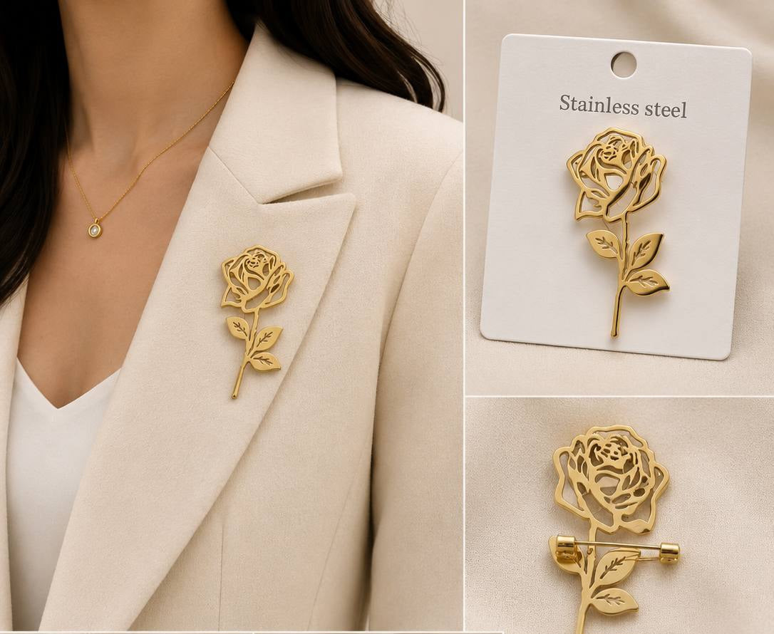 Rose Brooch B
