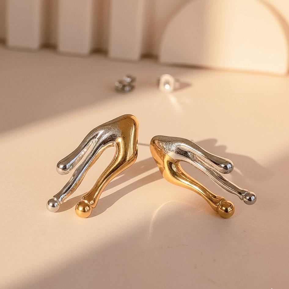Mix color earing