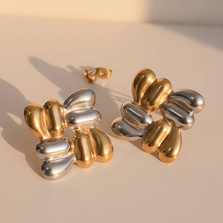 Mix color earing